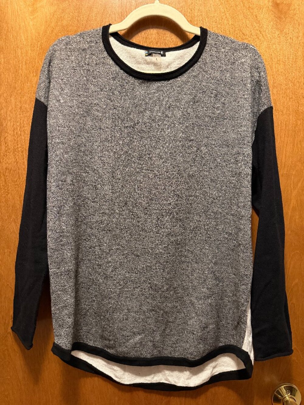 Smartwool Women's Shadow Pine Colorblock Crew Sweater